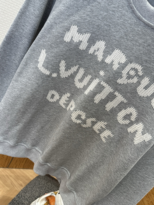 ルイヴィトン ジャカードクルーネックのスウェットシャツ