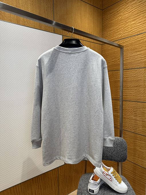 ルイヴィトン LV ラインストーンチェーン付き長袖シャツ