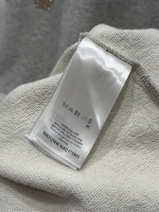 ルイヴィトン LV ラインストーンチェーン付き長袖シャツ