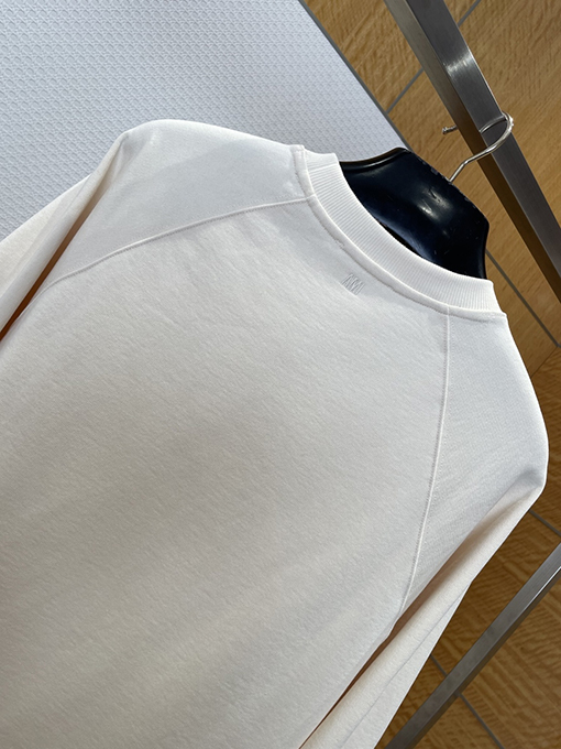 アミスーパーコピー 織り刺繍入りクルーネックのスウェットシャツ