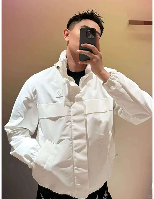 ルイヴィトン フード付き防風ジップアップジャケット