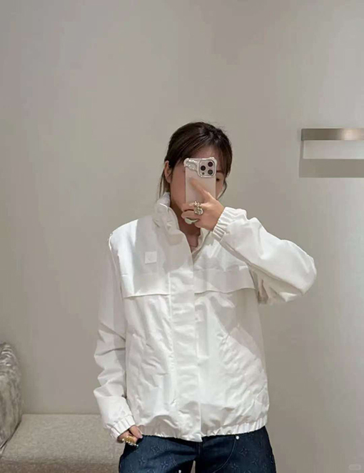 ルイヴィトン フード付き防風ジップアップジャケット