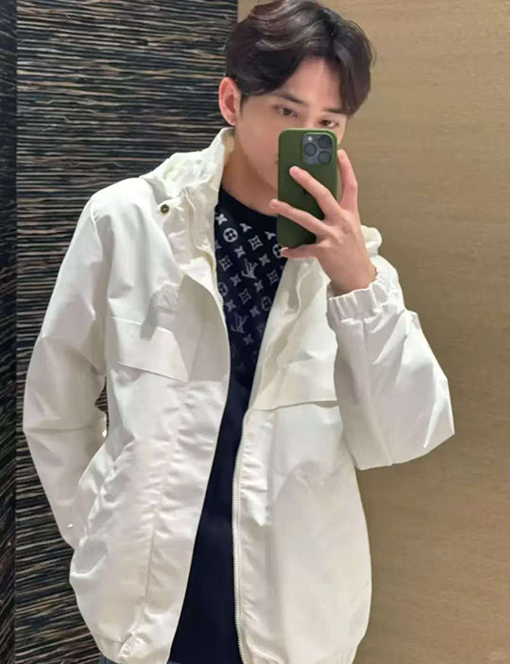 ルイヴィトン フード付き防風ジップアップジャケット