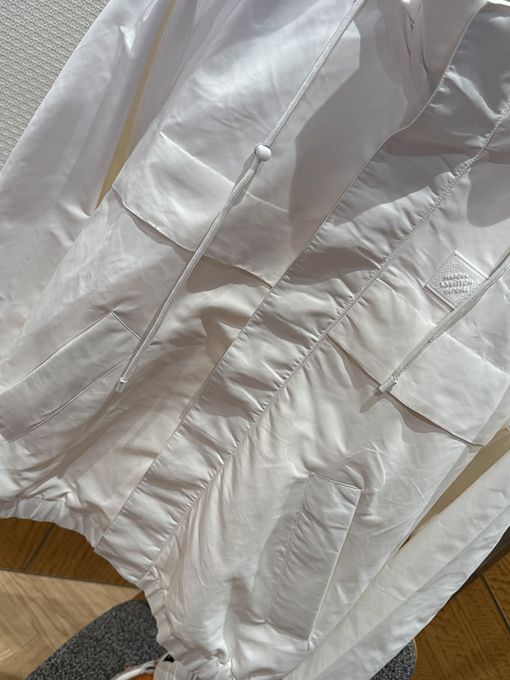 ルイヴィトン フード付き防風ジップアップジャケット