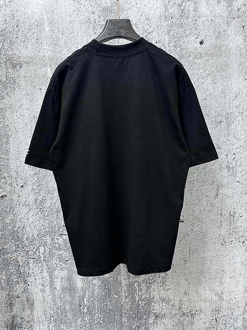 セリーヌ CELINE レターロゴ入りスタッズ付きカップル半袖Tシャツ