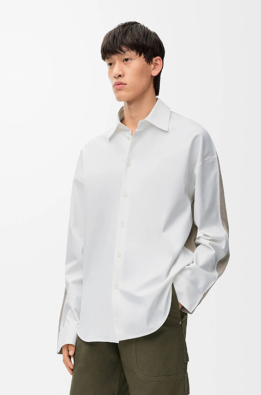 ロエベ ニットの長袖トップス付きシャツ