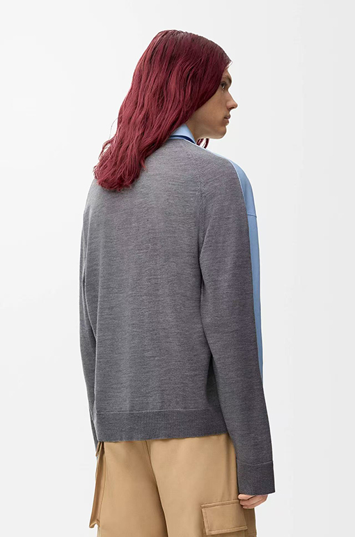 ロエベ ニットの長袖トップス付きシャツ