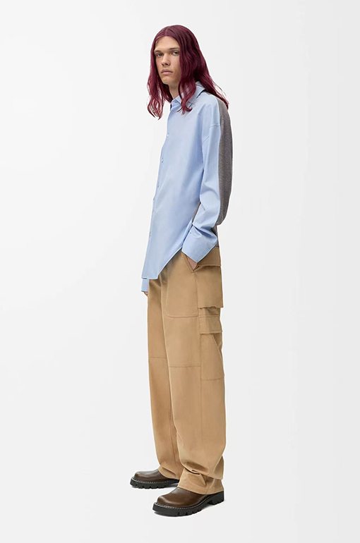 ロエベ ニットの長袖トップス付きシャツ