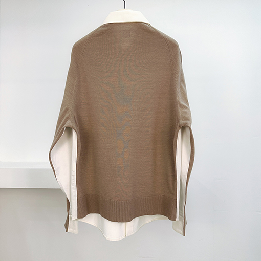 ロエベ ニットの長袖トップス付きシャツ