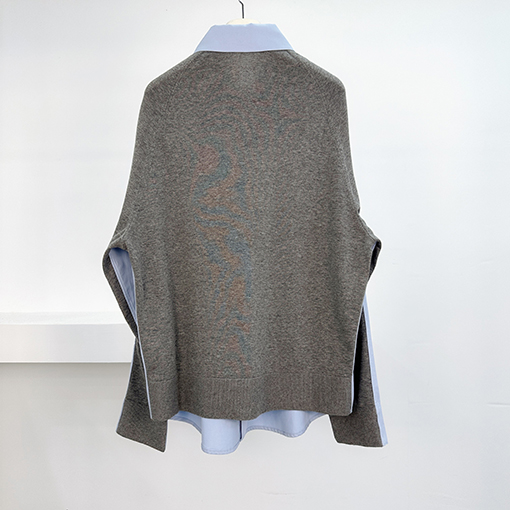 ロエベ ニットの長袖トップス付きシャツ