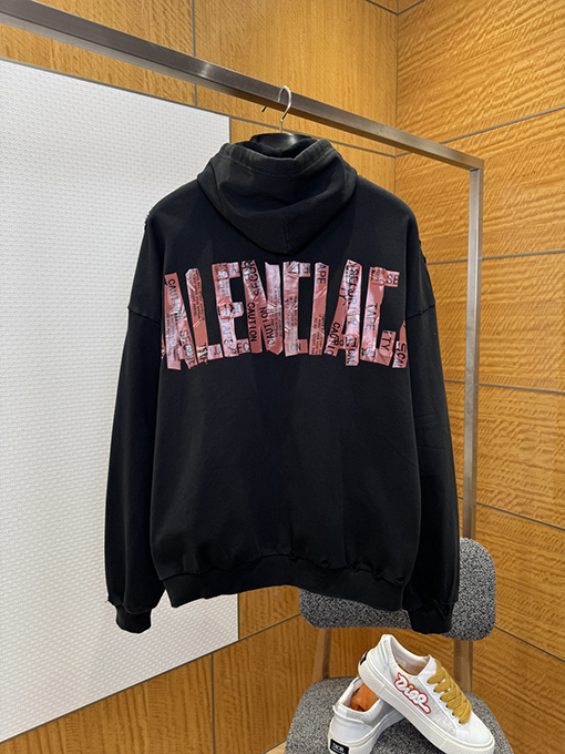 バレンシアガ BALENCIAGA レターテープジッパージャケット