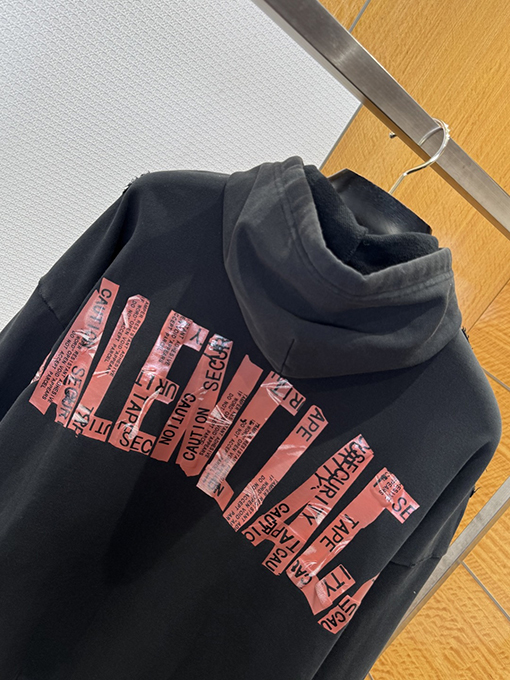 バレンシアガ BALENCIAGA レターテープジッパージャケット