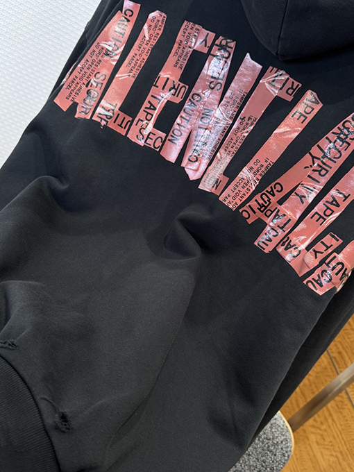 バレンシアガ BALENCIAGA レターテープジッパージャケット