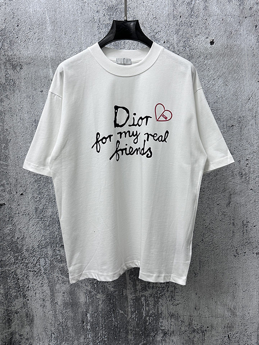 ディオールコピー レターロゴ入り半袖Tシャツ