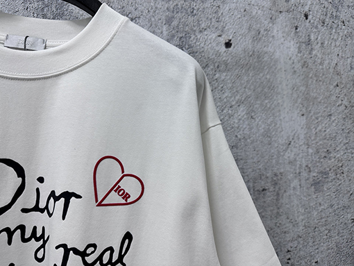 ディオールコピー レターロゴ入り半袖Tシャツ