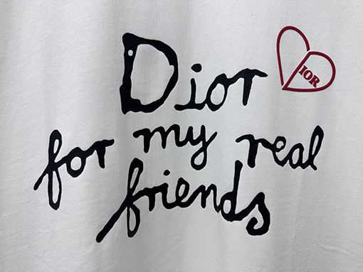 ディオールコピー レターロゴ入り半袖Tシャツ