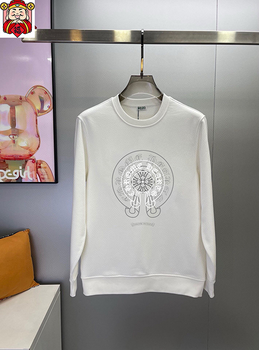 クロムハーツブランドコピー 最新のトレンドクルーネックのスウェットシャツとパンツのセット