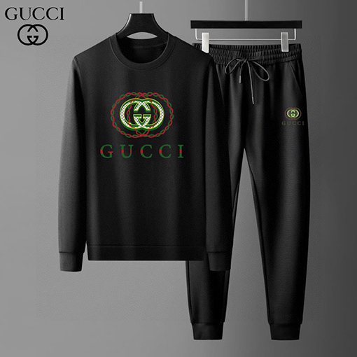 グッチブランドスーパーコピー Gucci 新モデル人気のクルーネックのスウェットシャツとパンツのセット