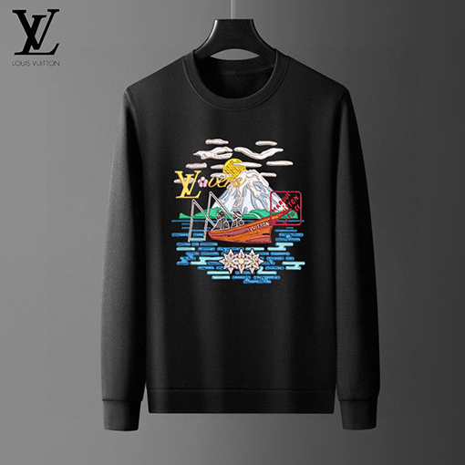  ルイヴィトンコピー LV 新モデルなクラシックな人気のクルーネックのスウェットシャツとパンツのセット