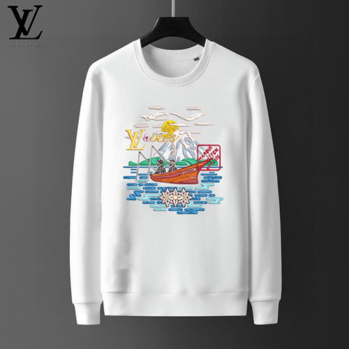  ルイヴィトンコピー LV 新モデルなクラシックな人気のクルーネックのスウェットシャツとパンツのセット