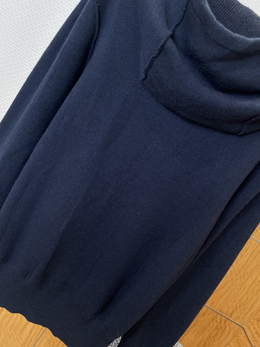 バーバリー 刺繍りドローストリング付きフード付きジップアップジャケット