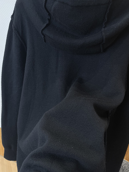 バーバリー 刺繍りドローストリング付きフード付きジップアップジャケット