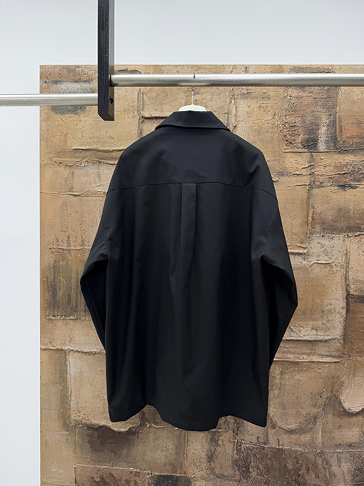 ロエベ レザーパッチポケットジャケット