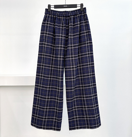 バレンシアガコピー BALENCIAGA チェック柄のズボン