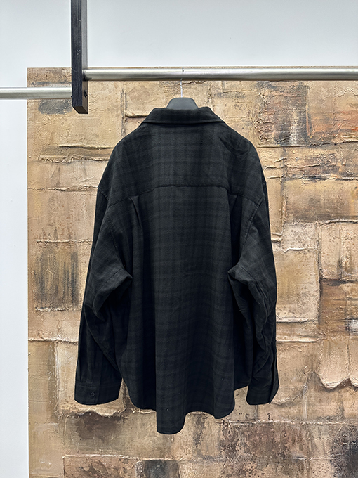 バレンシアガ BALENCIAGA ツーピースのチェック柄シャツ
