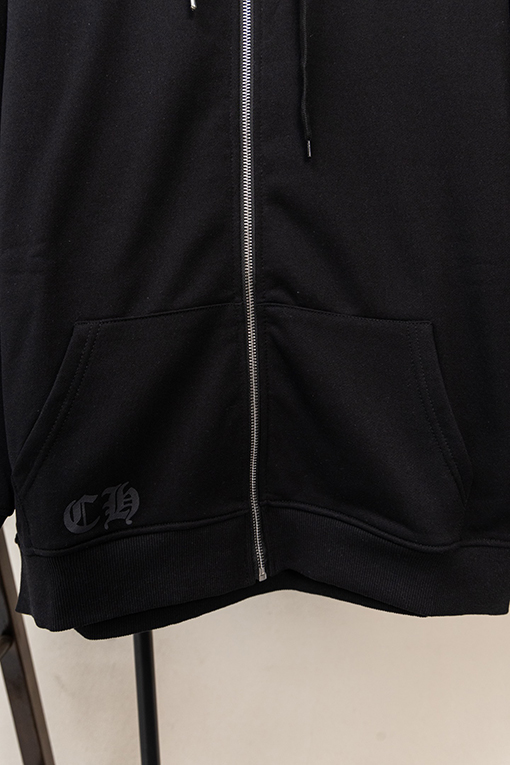 クロムハーツスーパーコピー コミックブックガールとのコラボレーション ジップアップ フード付き ドローストリングジャケット