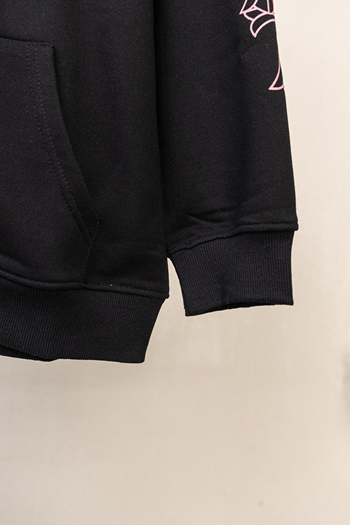 クロムハーツスーパーコピー コミックブックガールとのコラボレーション ジップアップ フード付き ドローストリングジャケット