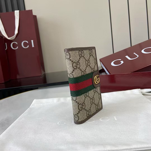 グッチ Ophidia GGモノグラム折りたたみ財布シリーズ