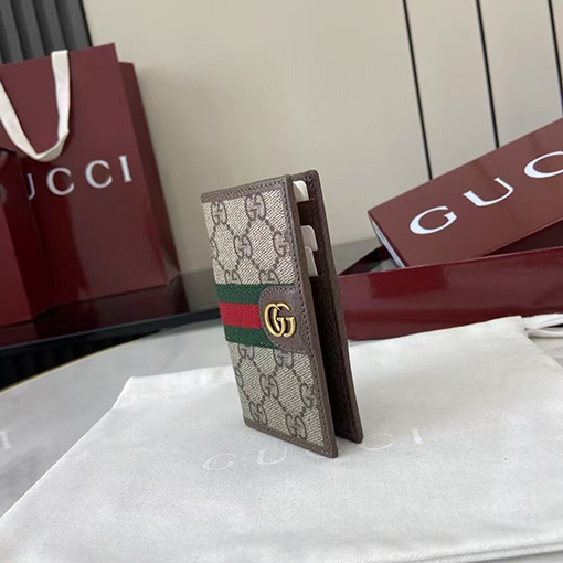 グッチ Ophidia GGモノグラム折りたたみ財布シリーズ