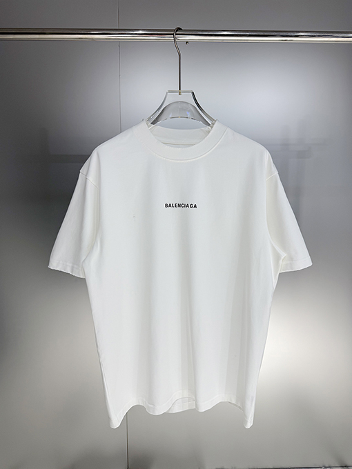 バレンシアガコピー Balenciaga ダメージデザインの半袖Tシャツ