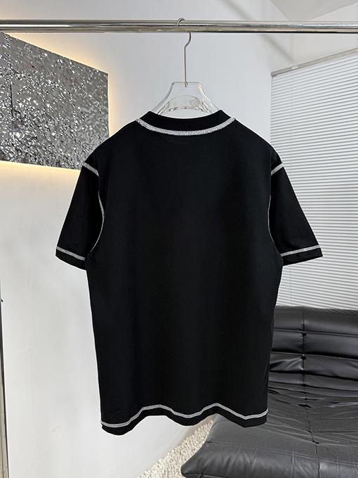 アレキサンダーワン Alexander wang 新モデルカラーブロックステッチの半袖Tシャツ