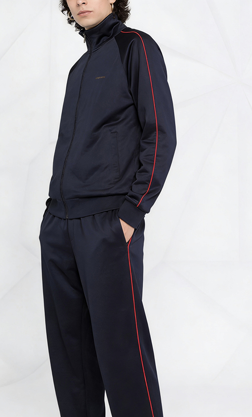 グッチコピー 刺繍りカラーブロックカジュアルパンツ