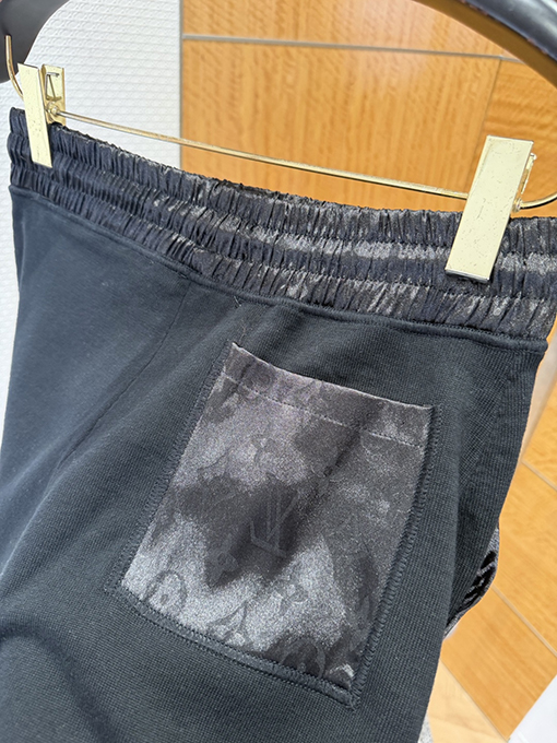 ルイヴィトンスーパーコピー ジャカードパッチワークのドローストリングショーツ