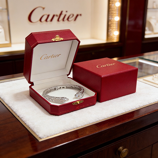 カルティエ ダイヤモンドがちりばめられたブレスレット