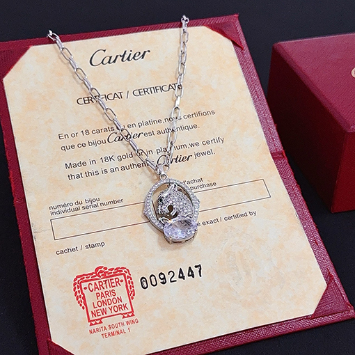 カルティエ 新モデルダイヤモンドネックレス
