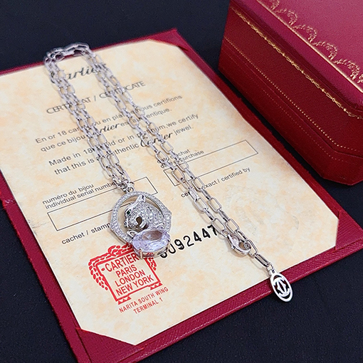 カルティエ 新モデルダイヤモンドネックレス