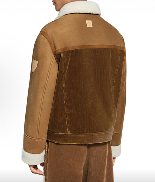 ルイヴィトン レザーラベルパッチワークプラッシュカラースーツ