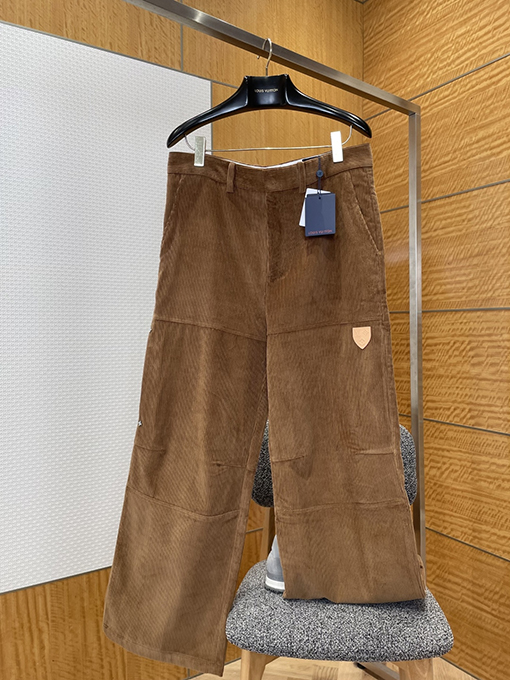 ルイヴィトン レザーラベルパッチワークプラッシュカラースーツ