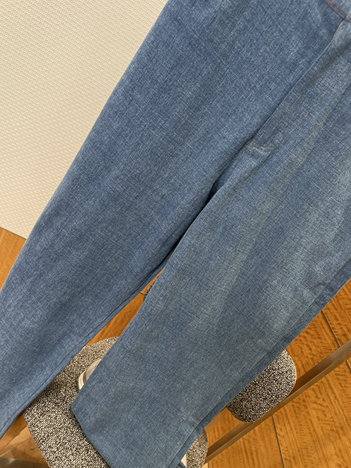 ルイヴィトンコピー デニムポケット付きレザーデニムスーツ