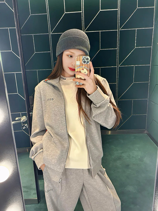 グッチ 刺繍りカラーブロックリボンカジュアルトラックスーツ