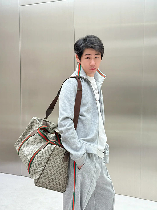 グッチ 刺繍りカラーブロックリボンカジュアルトラックスーツ