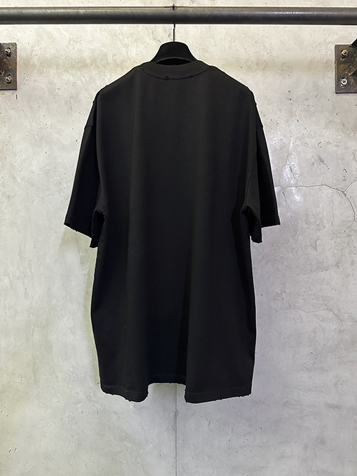 シャネル Chanel クラシックなロゴ入り、ダメージをした厚のラバープリントの半袖Tシャツ