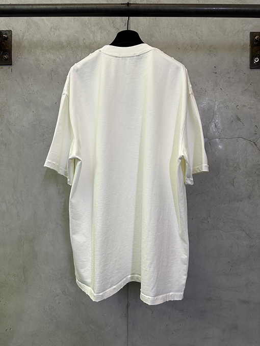 シャネル Chanel クラシックなロゴ入り、ダメージをした厚のラバープリントの半袖Tシャツ