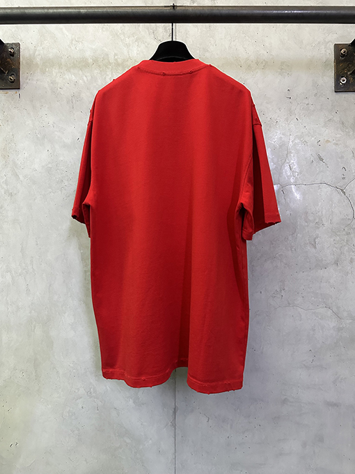 シャネル Chanel クラシックなロゴ入り、ダメージをした厚のラバープリントの半袖Tシャツ