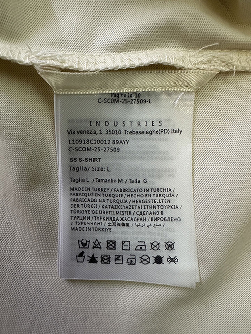 モンクレールスーパーコピー ロゴパッチ付き刺繍入りコットン半袖Tシャツ