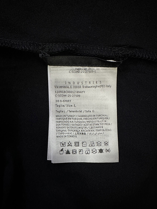 モンクレールスーパーコピー ロゴパッチ付き刺繍入りコットン半袖Tシャツ